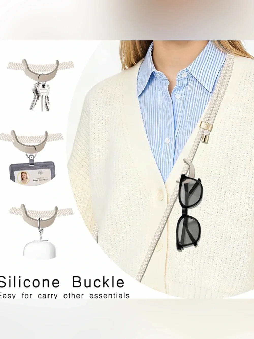 Phone Lanyard Bundle: Crossbody & Gold Chain Wrist Strap